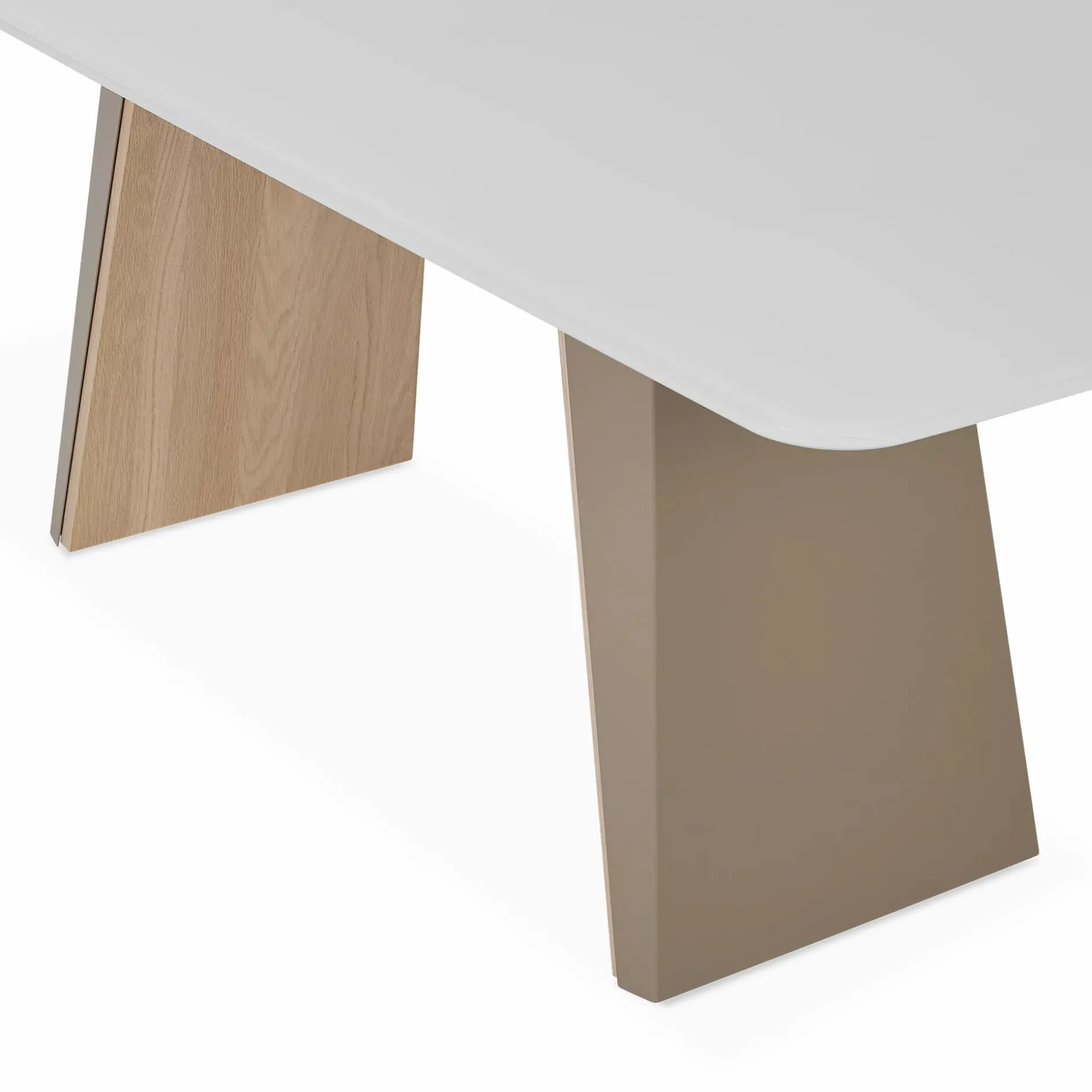Timeless - Table with Wooden Top by Trica