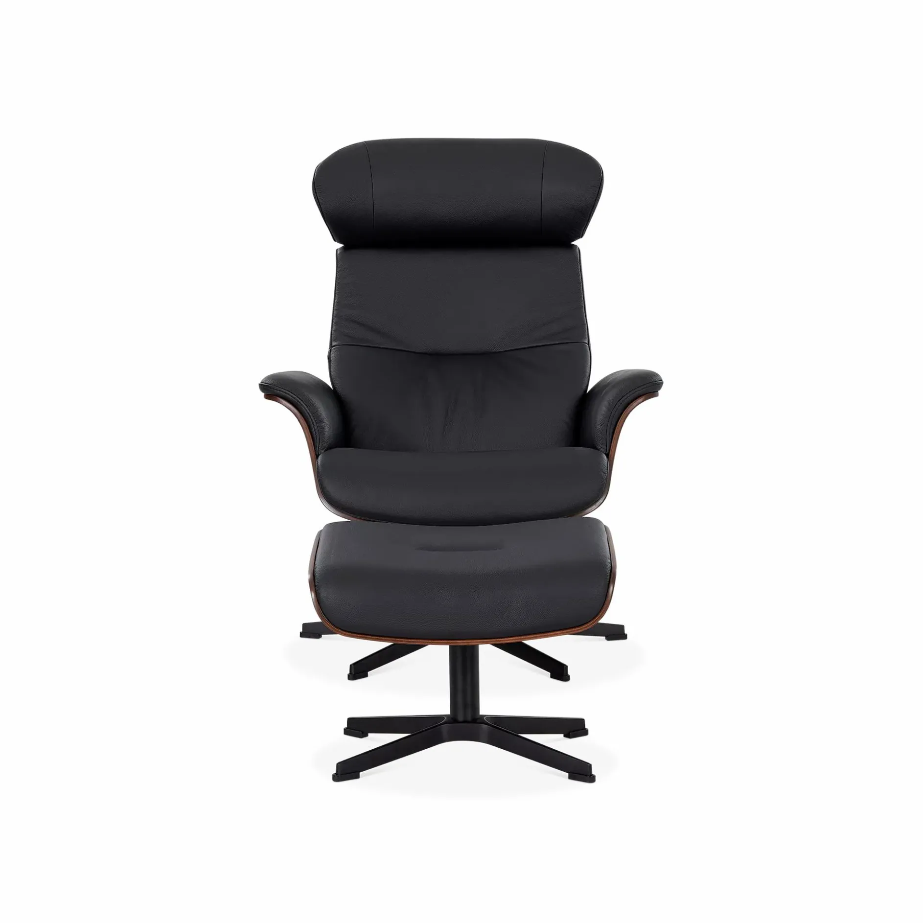Timeout - Leather Recliner with Footrest by Conform