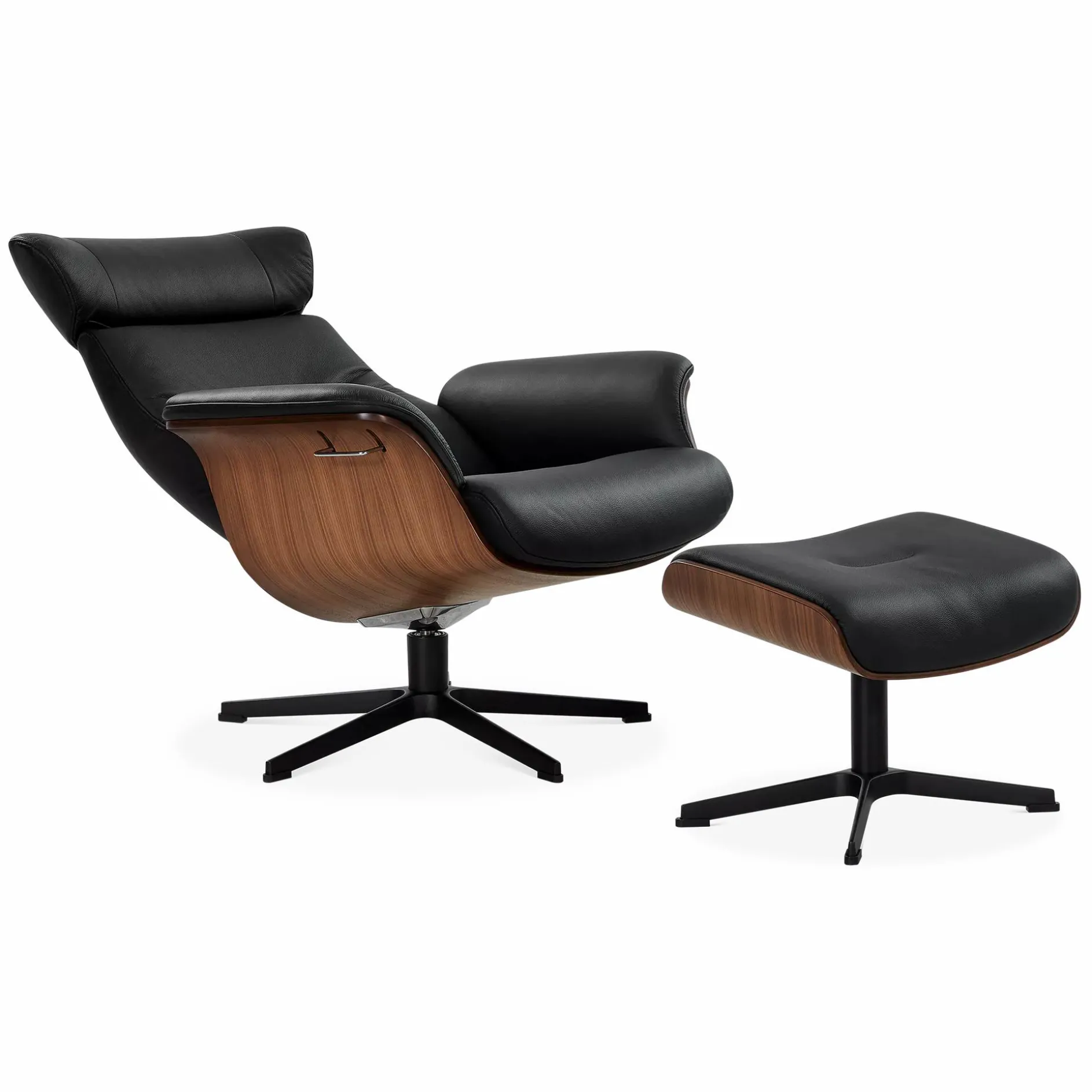 Timeout - Leather Recliner with Footrest by Conform