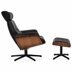 Timeout - Leather Recliner with Footrest by Conform