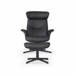 Timeout - Leather Recliner with Footrest by Conform