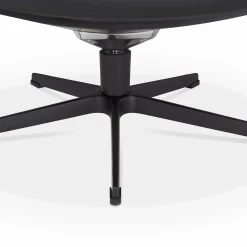 Timeout - Leather Reclining Armchair with Integrated Footrest by Conform