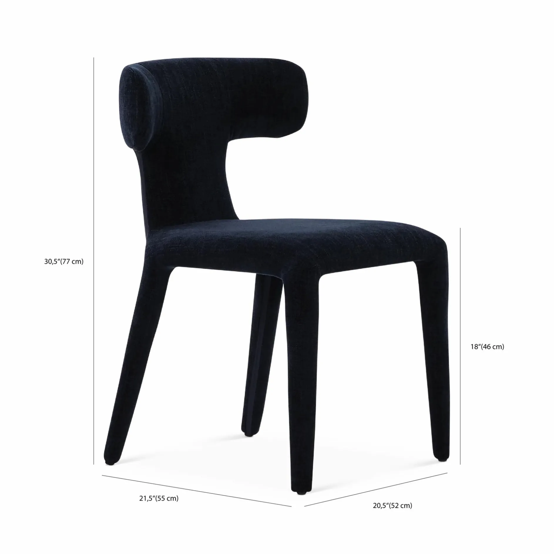 Toro - Blue Dining Chair