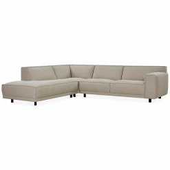 Trevis - Fabric-Upholstered Sectional Sofa by Furninova