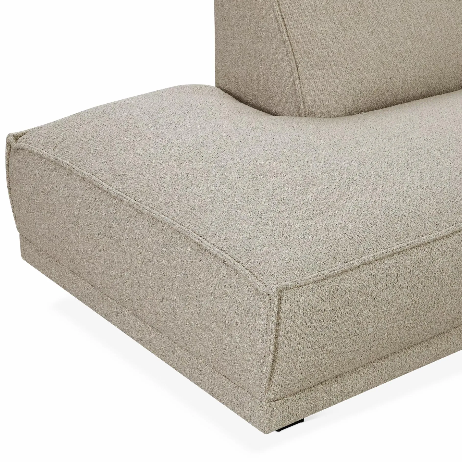 Trevis - Fabric-Upholstered Sectional Sofa by Furninova