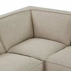 Trevis - Fabric-Upholstered Sectional Sofa by Furninova