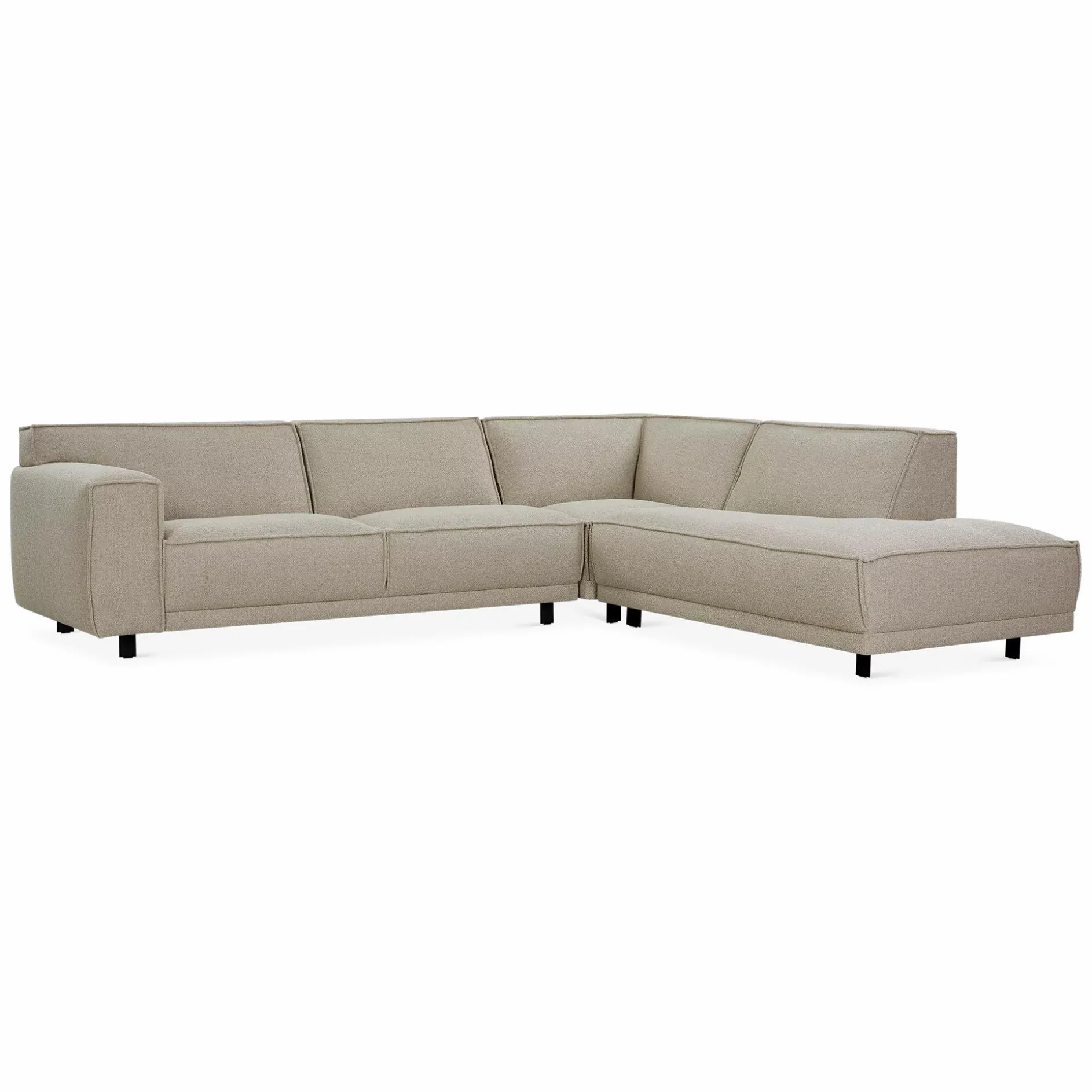 Trevis - Fabric-Upholstered Sectional Sofa by Furninova