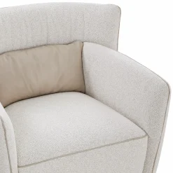Tulip - Bouclé Fabric Swivel Chair by Gamma