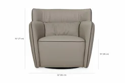 Tulip - Leather Armchair by Gamma