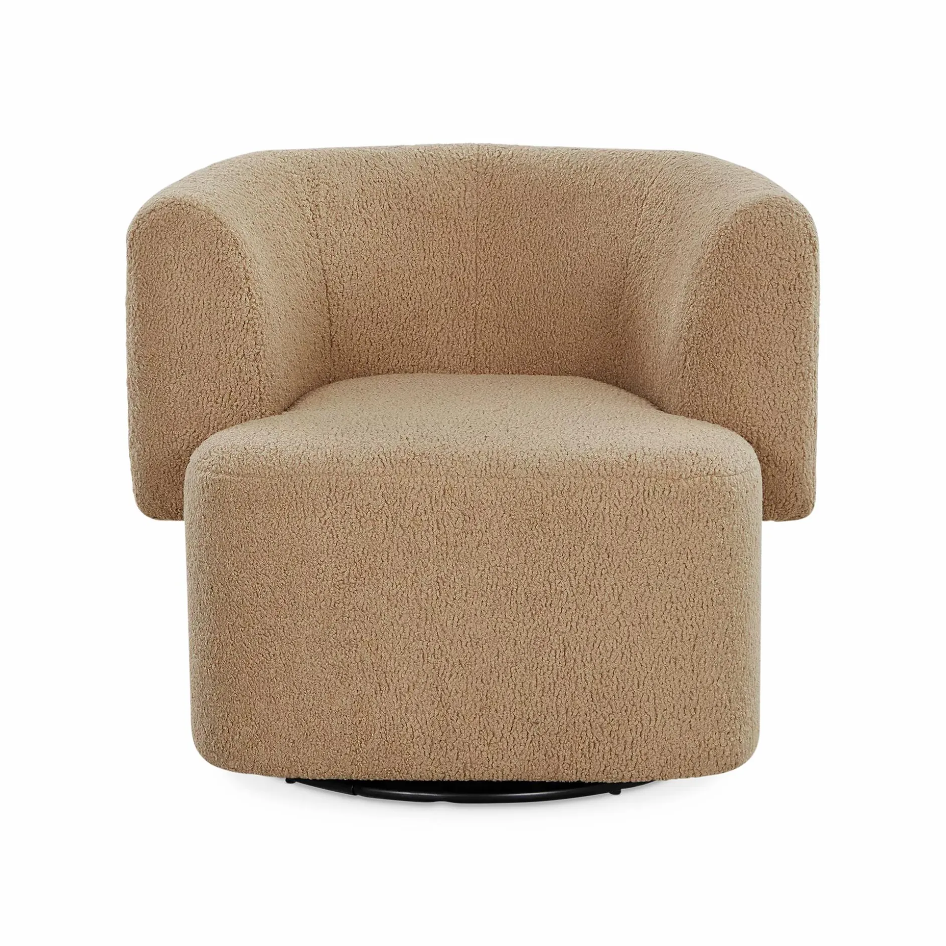 Tybalt - Faux Sheepskin Swivel Chair by Four Hands
