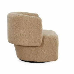 Tybalt - Faux Sheepskin Swivel Chair by Four Hands