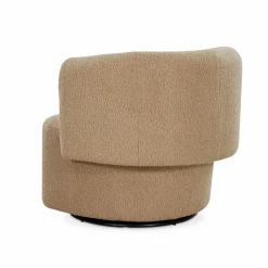 Tybalt - Faux Sheepskin Swivel Chair by Four Hands