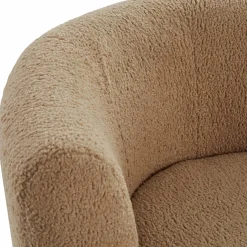 Tybalt - Faux Sheepskin Swivel Chair by Four Hands