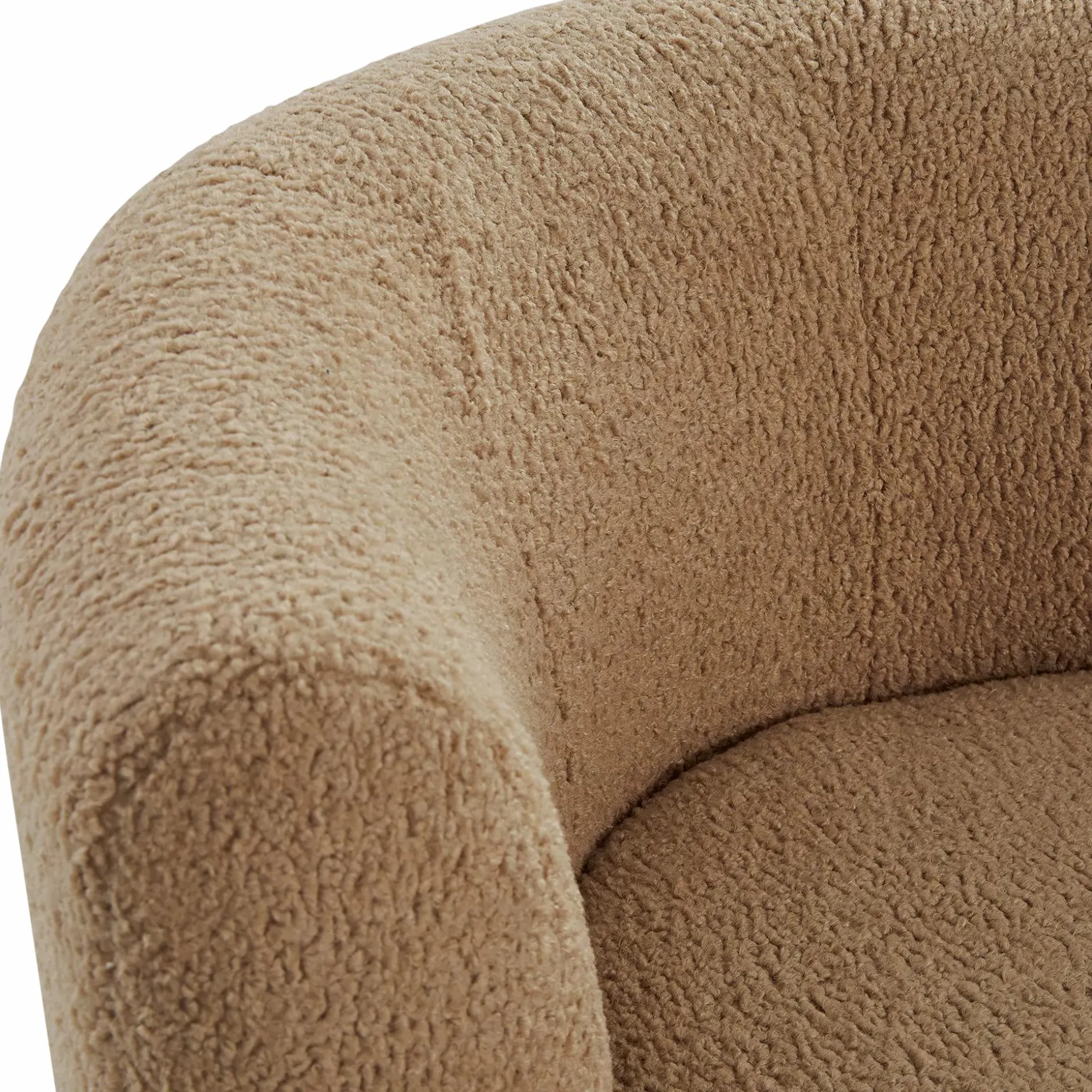 Tybalt - Faux Sheepskin Swivel Chair by Four Hands