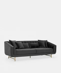 Veera - Velvet 3-Seater Sofa