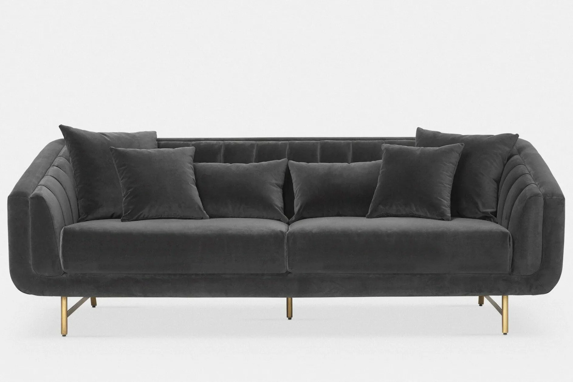 Veera - Velvet 3-Seater Sofa