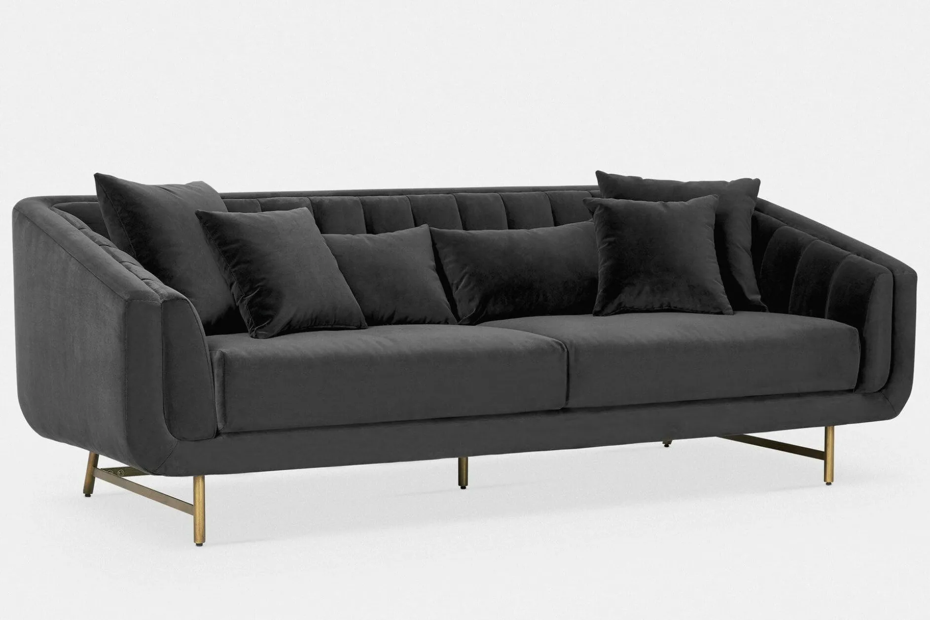 Veera - Velvet 3-Seater Sofa