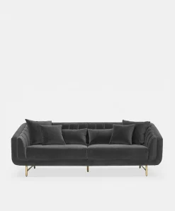 Veera - Velvet 3-Seater Sofa