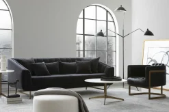 Veera - Velvet 3-Seater Sofa