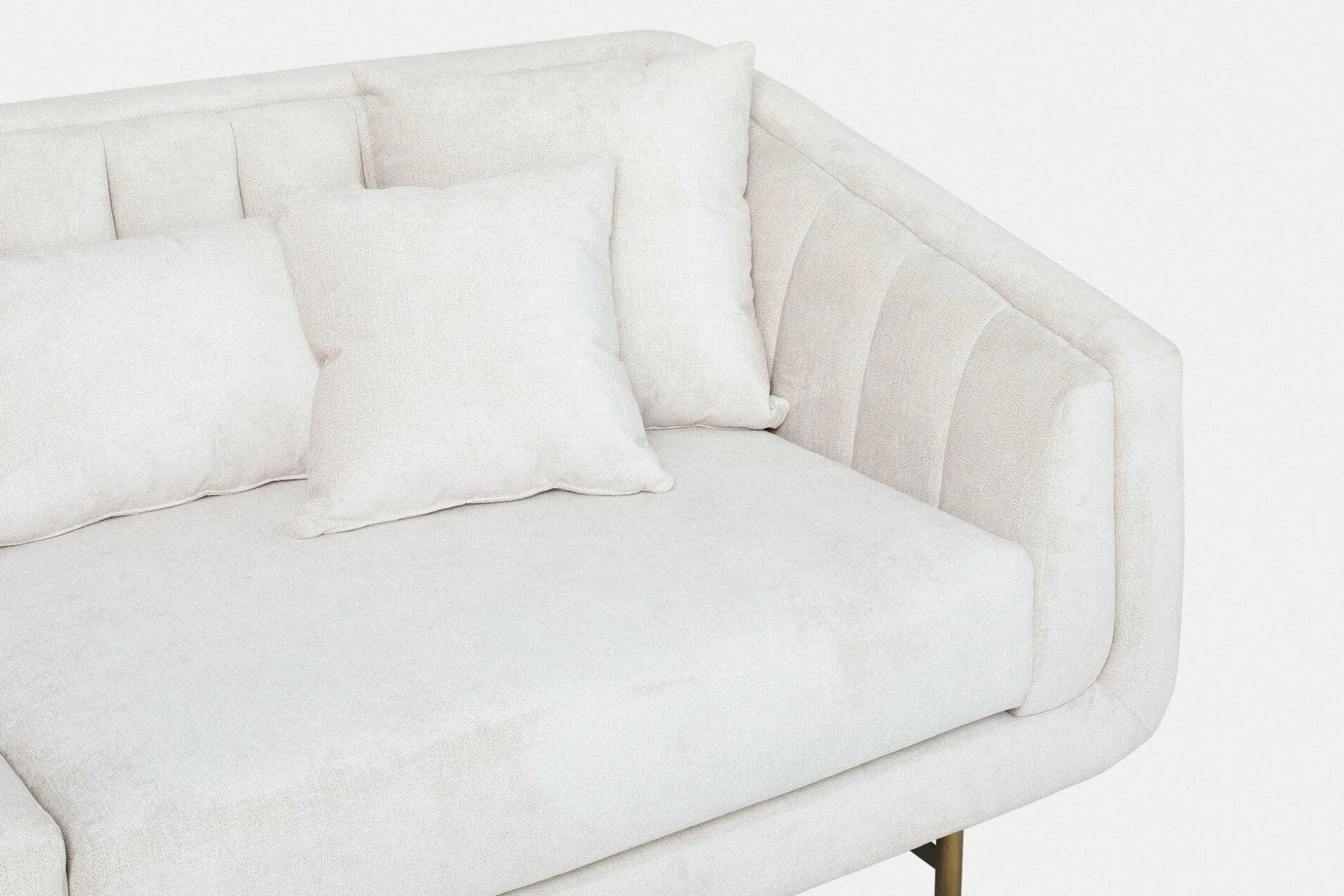 Veera - Velvet 3-Seater Sofa