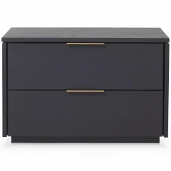 Verona - Oak Bedside Table by Mobican