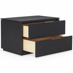 Verona - Oak Bedside Table by Mobican