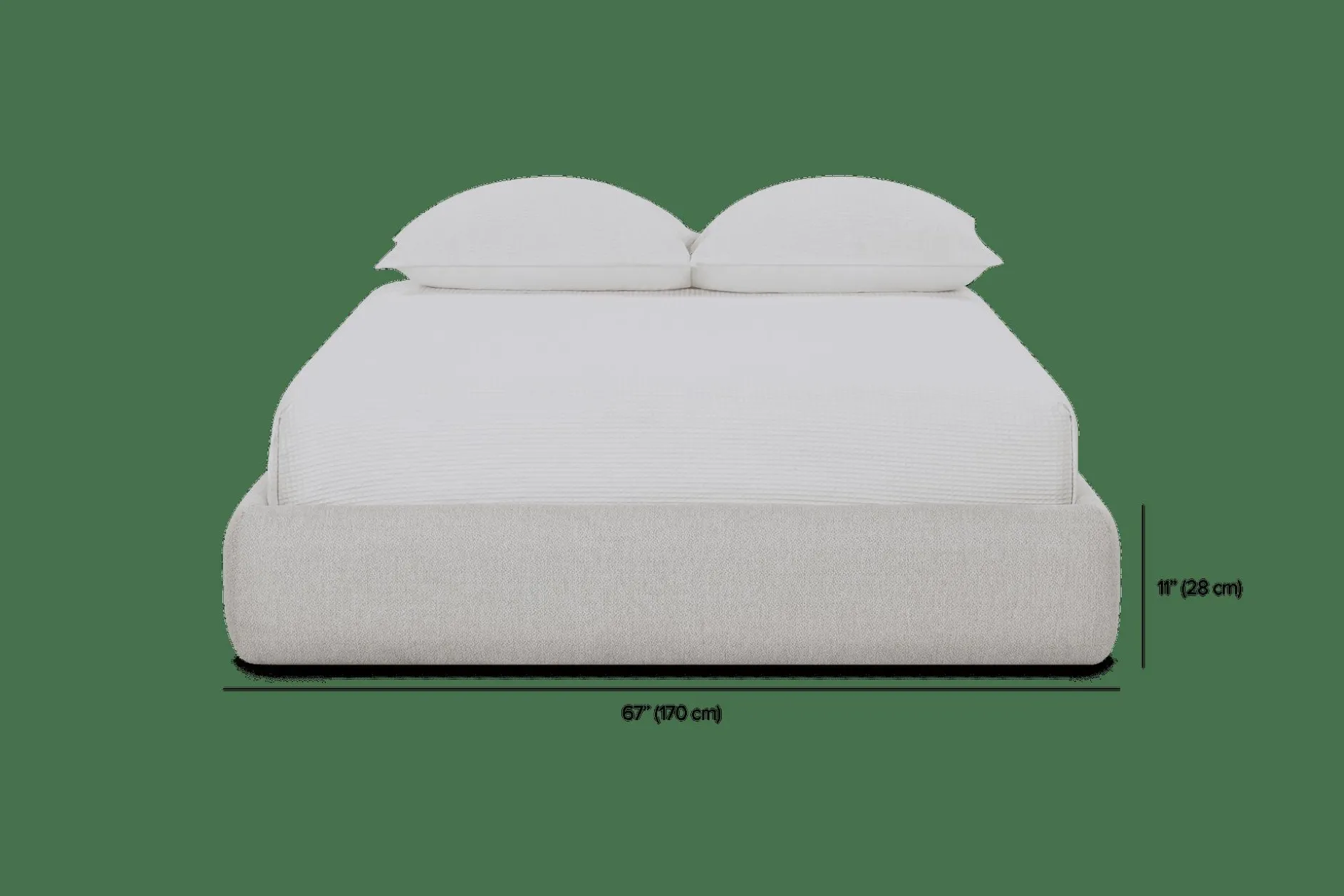 Verso - Fabric-Upholstered Bed