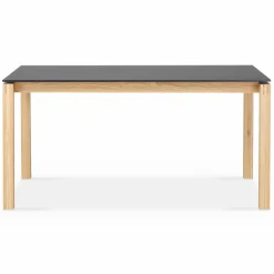 Vinci - Glass Top & Wood Base Dining Table by Mobican