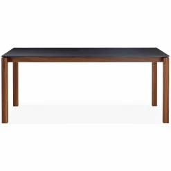 Vinci - Glass Top & Wood Base Dining Table by Mobican