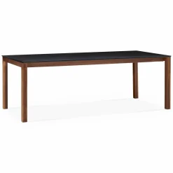 Vinci - Glass Top & Wood Base Dining Table by Mobican