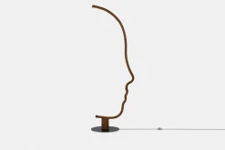 Vis a Vis - Walnut Wood Floor Lamp