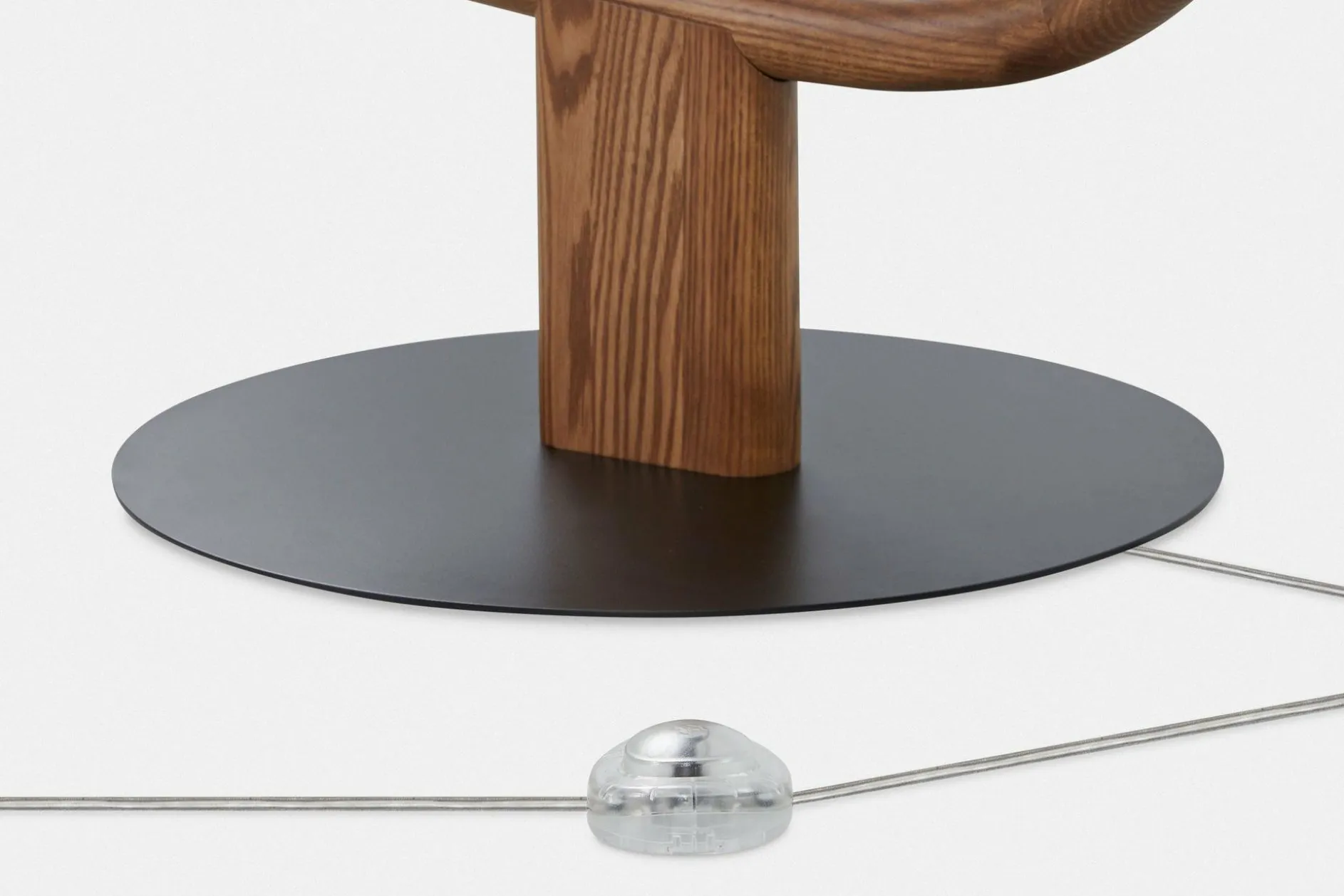 Vis a Vis - Walnut Wood Floor Lamp