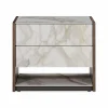 Vision - Oak Wood Nightstand by Trica