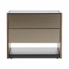 Vision - Oak Wood Nightstand by Trica