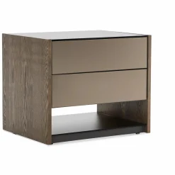 Vision - Oak Wood Nightstand by Trica