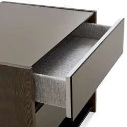 Vision - Oak Wood Nightstand by Trica