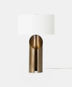 Weaver - Antique Brass Table Lamp