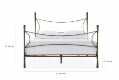 Westwood - Antique Brass Bed