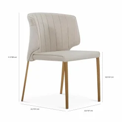 Zayden - Channel Tufted Dining Chair